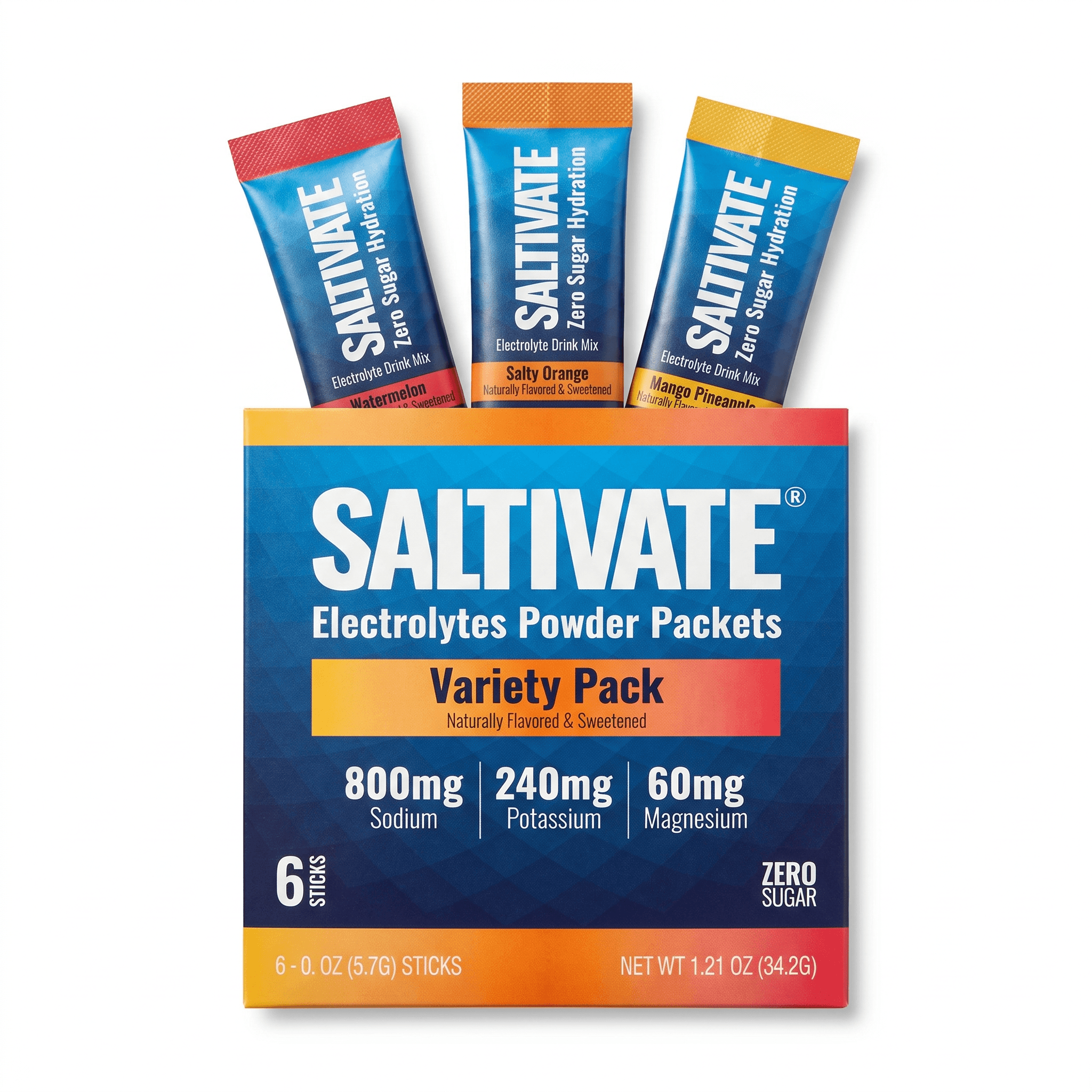 Saltivate Variety Pack electrolyte drink mix stick packs