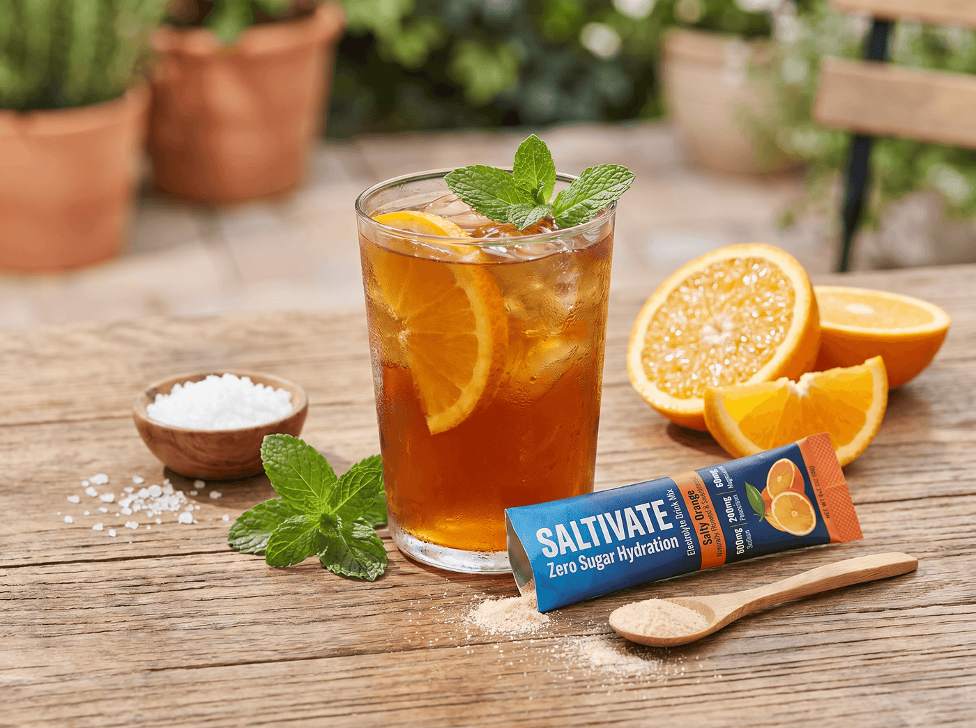 Salty Orange Iced Tea