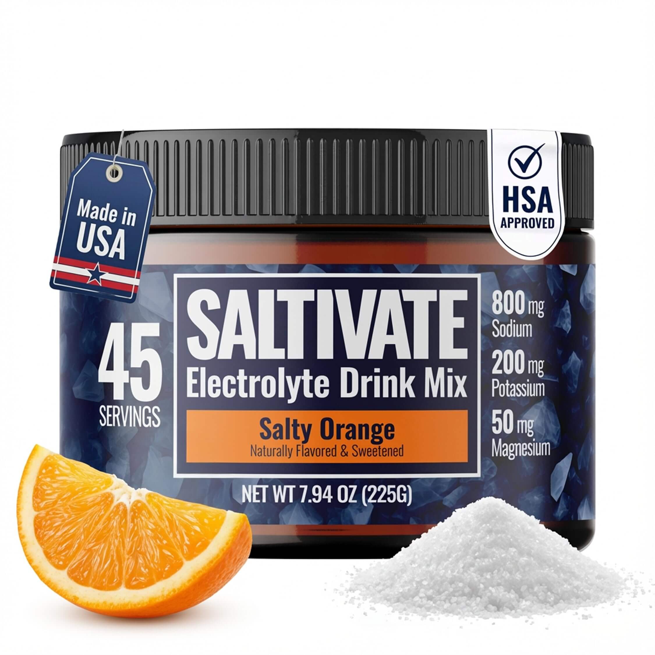 Orange Electrolytes Jar
