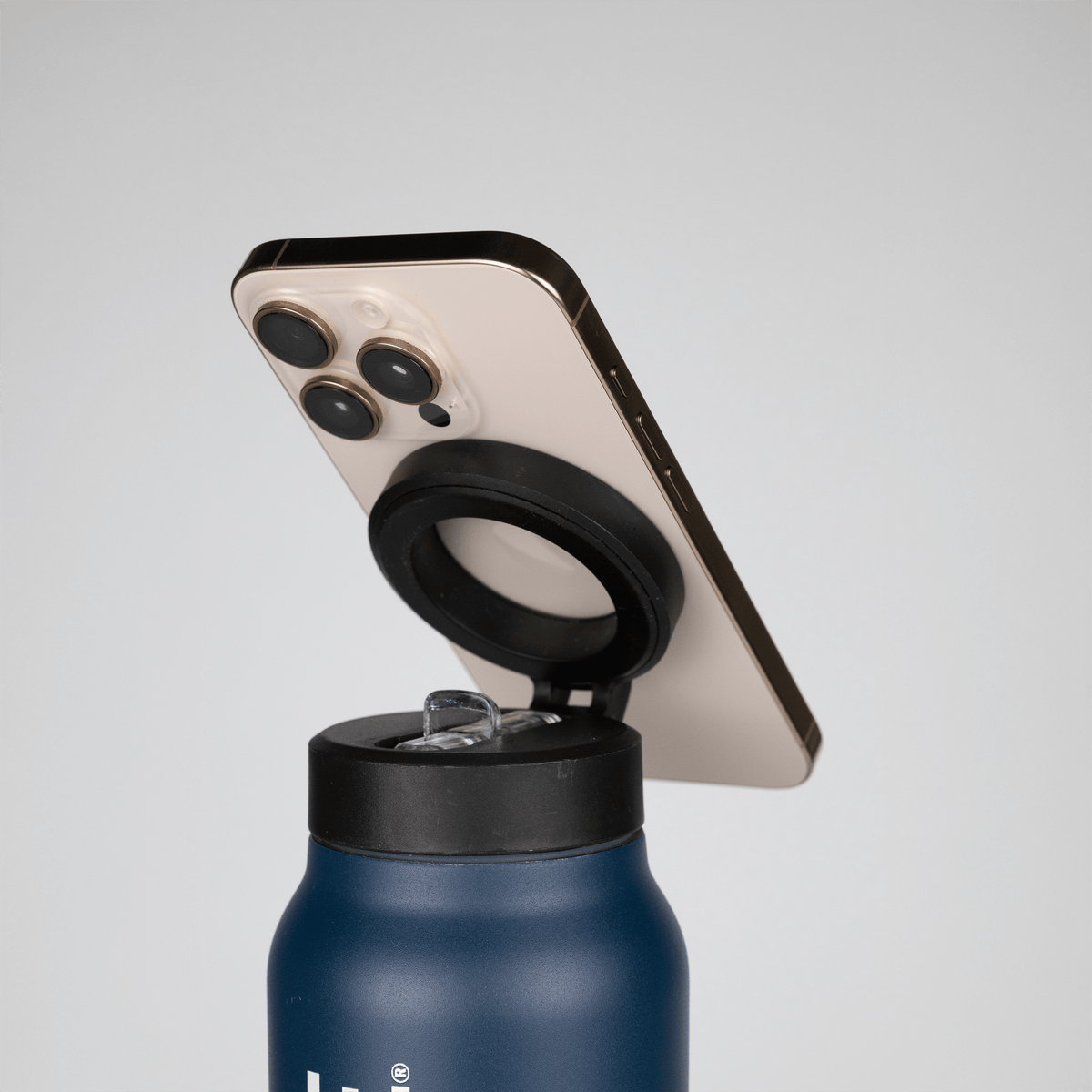 Saltivate Steel Bottle with Magnetic Phone Holder