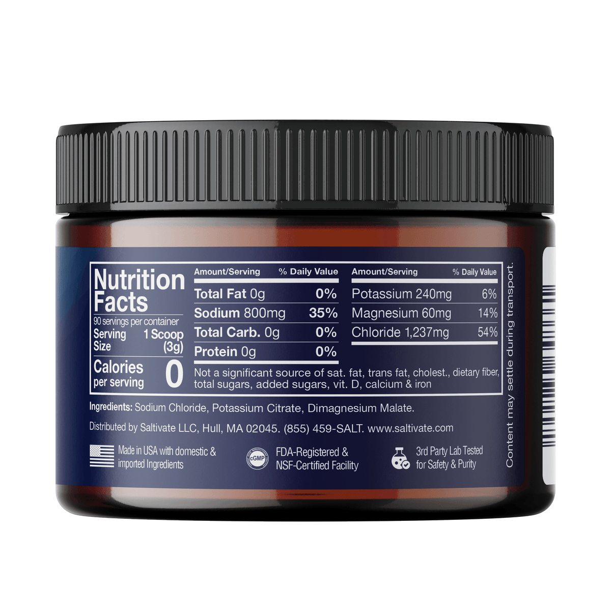 Raw Unflavored Electrolytes - Case of 24 (Wholesale)
