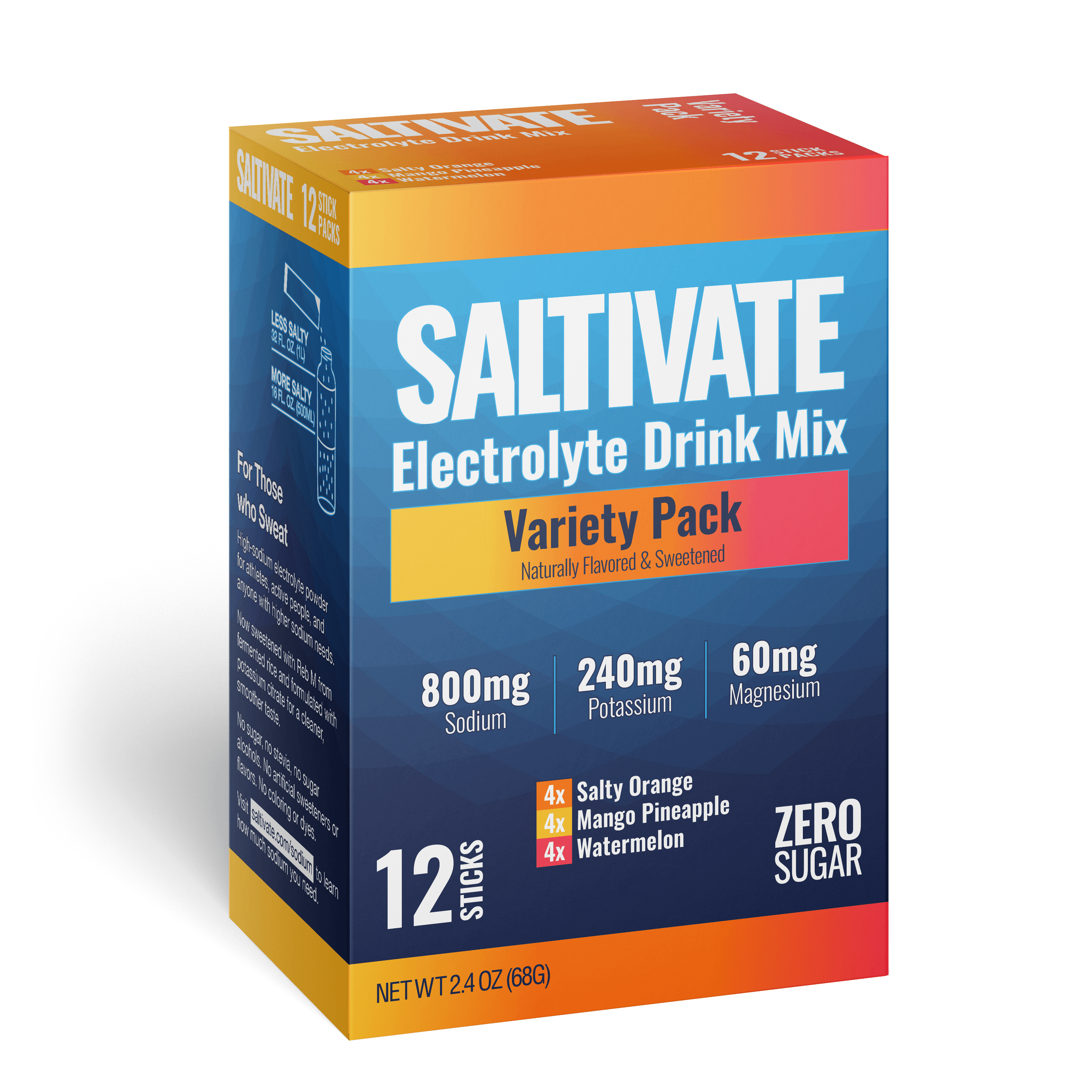 Variety Pack Electrolytes On-The-Go Packets 12ct