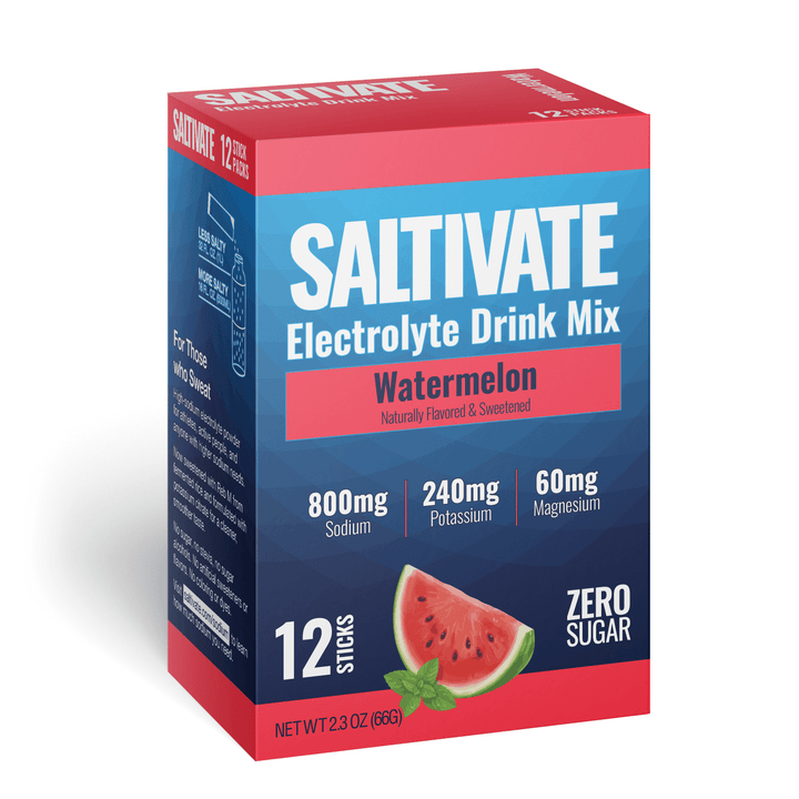 Saltivate Watermelon electrolyte drink mix stick packs
