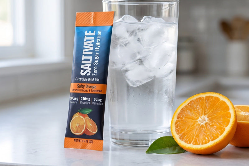 Crisp orange, lightly salted