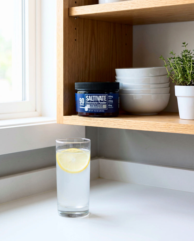 A jar at home, packets on the go