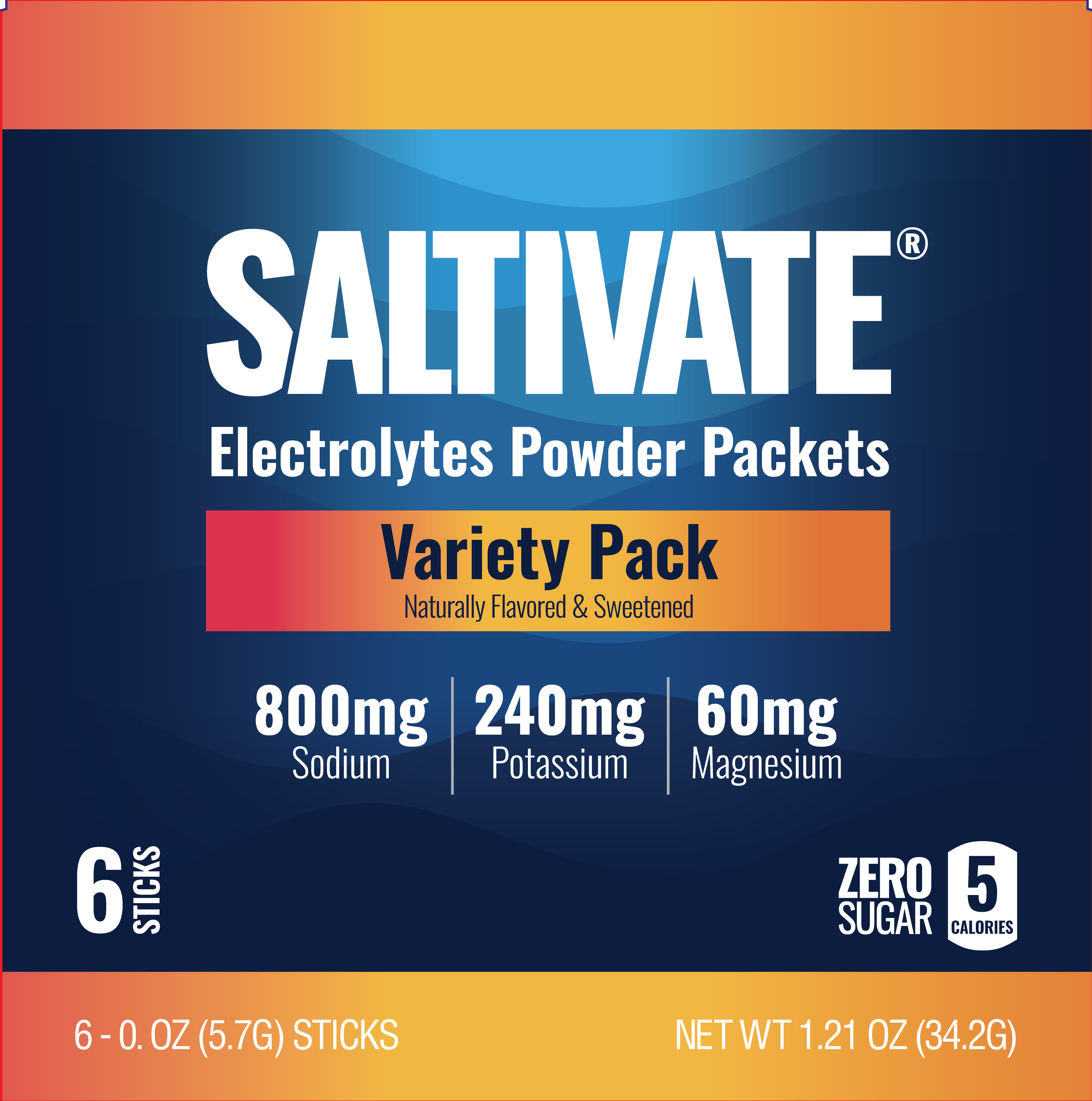 Variety Pack Electrolytes On-The-Go Packets 6ct